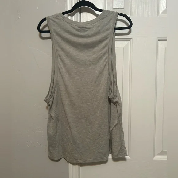 IVY PARK Light Gray Muscle Tee - Picture 2 of 3